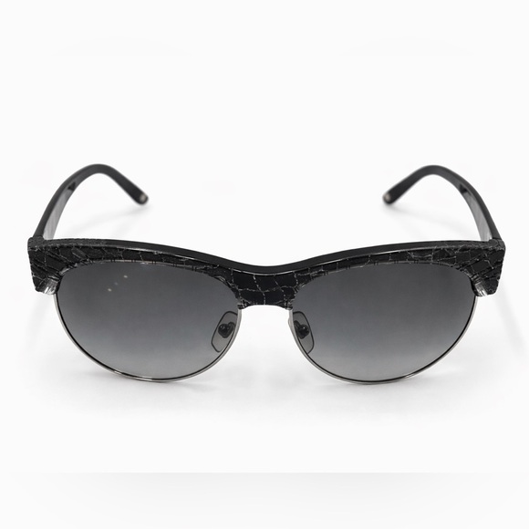 Versace MOD 4222 Cat Eye Sunglasses Black Croc NWOT w Case COA Italy?? main image 11